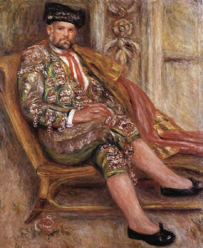 Pierre Renoir Ambrois Vollard Dressed as a Toreador